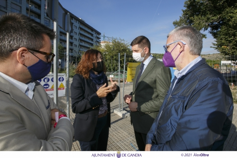 Las obras de Alta Tensión cortan hasta 2022 la Av. Blasco Ibáñez en Gandia