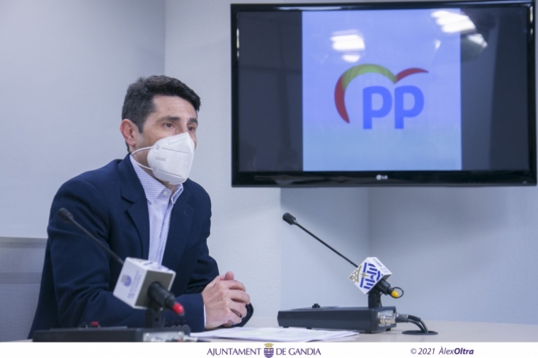 Martí (PP): el PSOE de Gandia vota a favor de subir la Tasa de Residuos