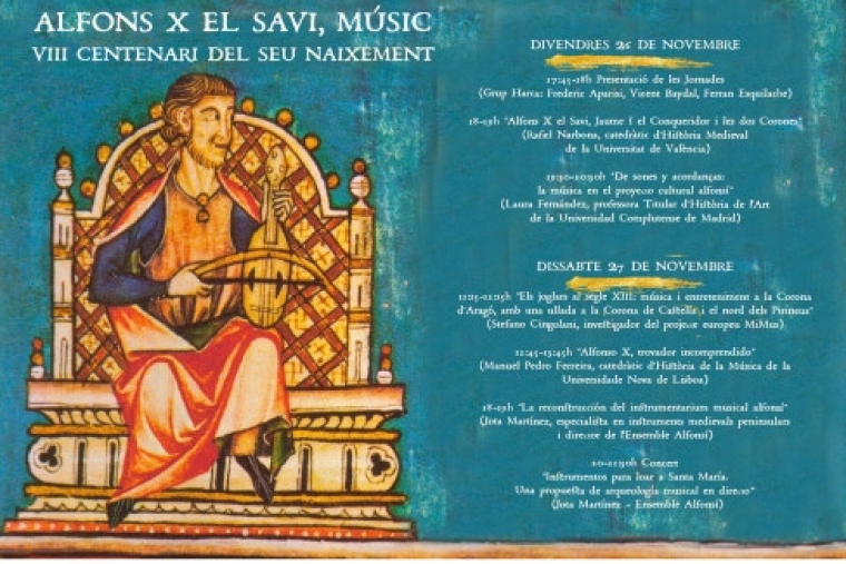 La música en el legado cultural de Alfonso X el Sabio analizado en el CIMM