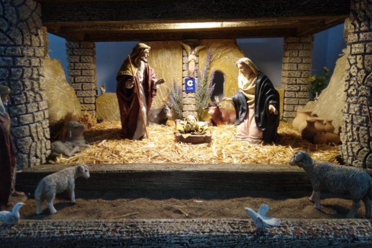 Cope Gandia ya tiene instalado su tradicional Belén