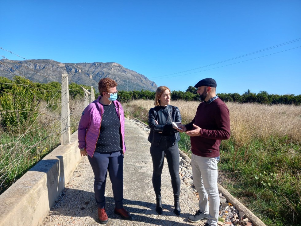 La Diputació dotará a la Safor de conexiones ciclopeatonales en red para aumentar la movilidad sostenible y las rutas lúdicas