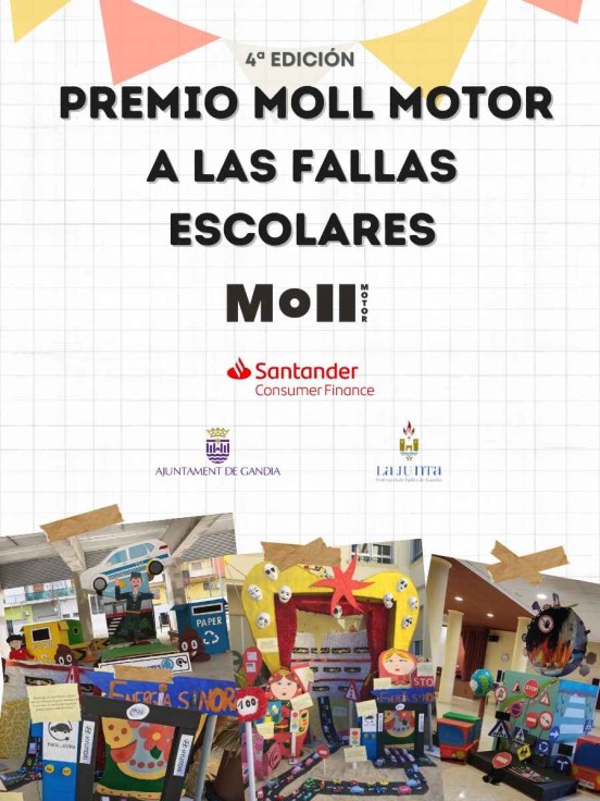 Moll Motor convoca el 4º Premio a la Mejor Falla Escolar sobre innovación y movilidad