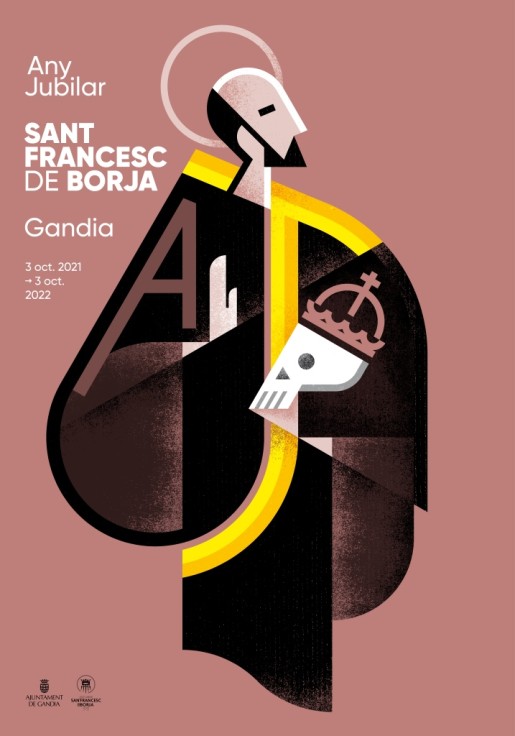 Gandia presenta el cartel ilustrador del Año Jubilar Sant Francesc de Borja