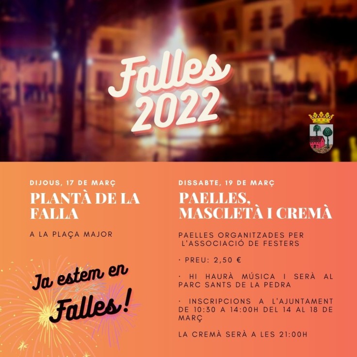 L'Alqueria de la Comtessa recupera las actividades falleras en la localidad