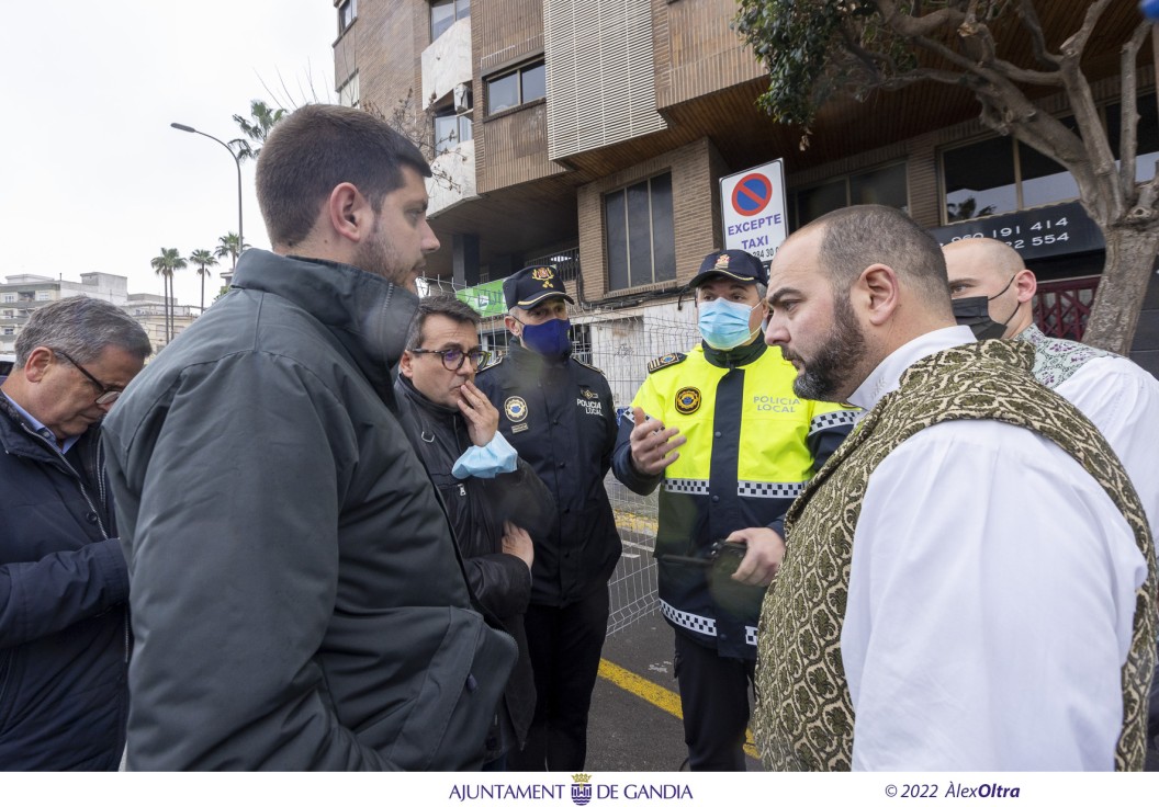Gandia suspende la mascletà y la Nit del Foc de hoy jueves ante las previsiones meteorológicas