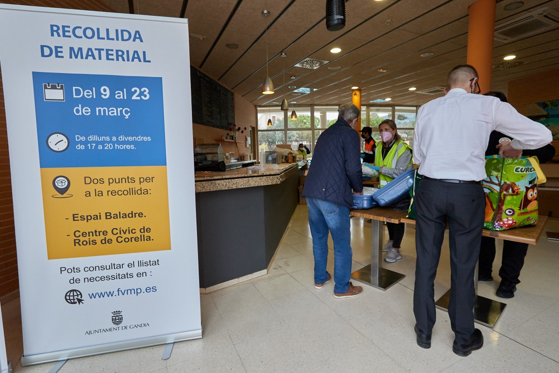Gandia recibe en la oficina de atención a personas migrantes un total de 126 refugiados de Ucrania