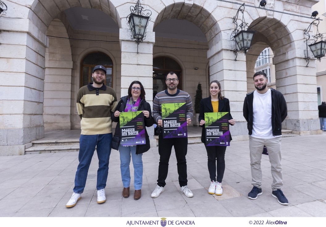 La música protagoniza en Gandia una nueva edición de "Cultura als barris"