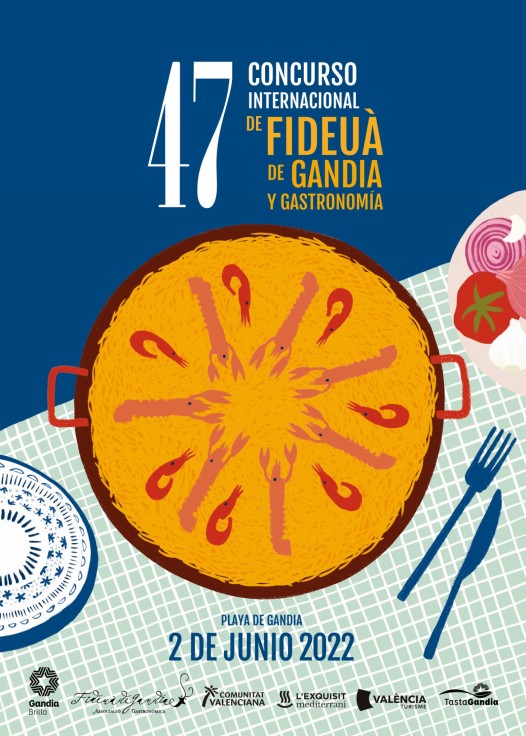 Se presenta el cartel del 47 Concurso Internacional de Fideuá de Gandia y Gastronomía