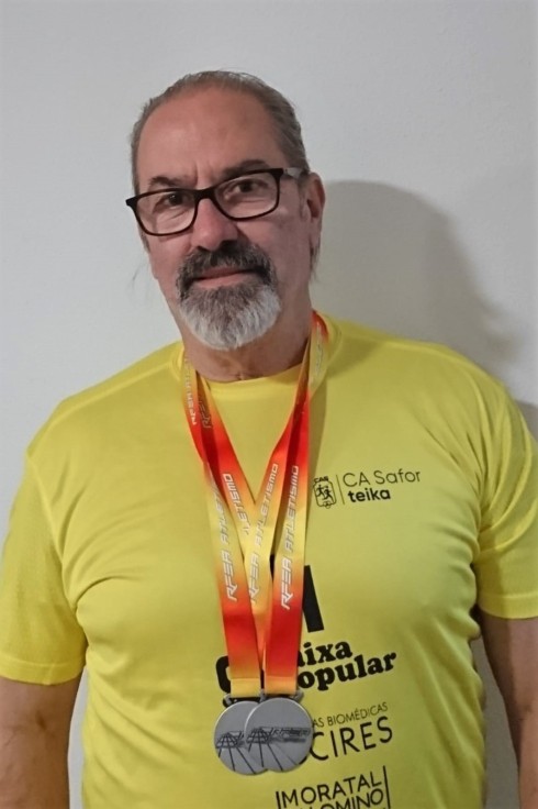 Genaro Rey logra dos medallas de plata en martillo en el Nacional de Lanzamientos Largos de Invierno Máster