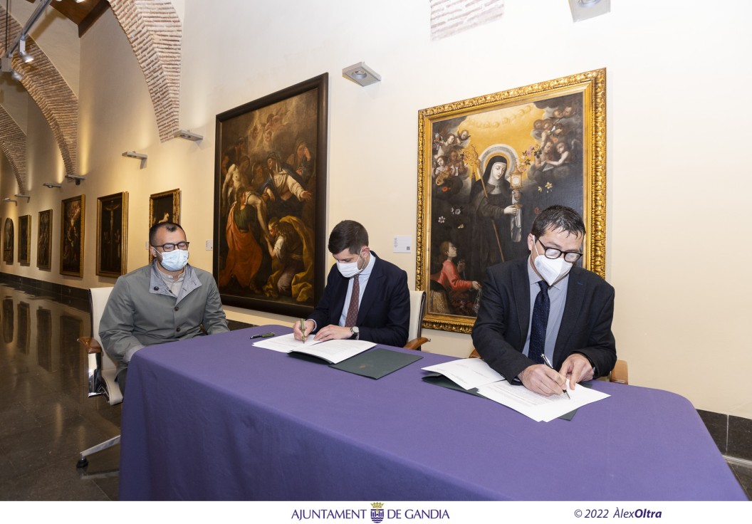 Gandia renueva el convenio del Museu de les Clarises para dos años más