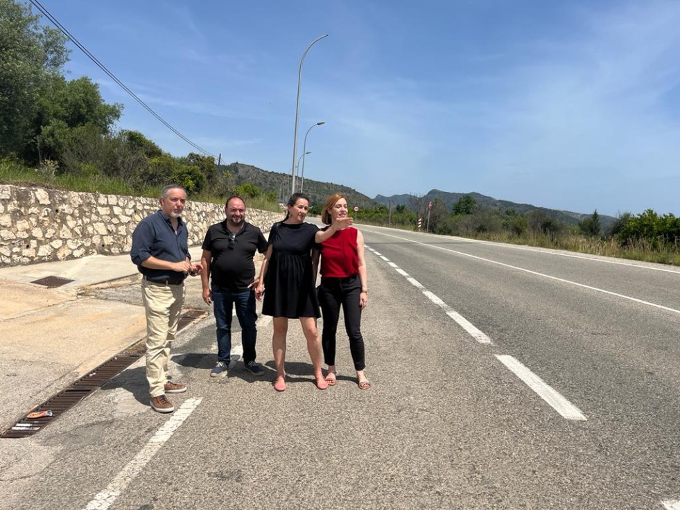 Ador presenta a la Diputació el proyecto de vía ciclopeatonal que conectará con Villalonga