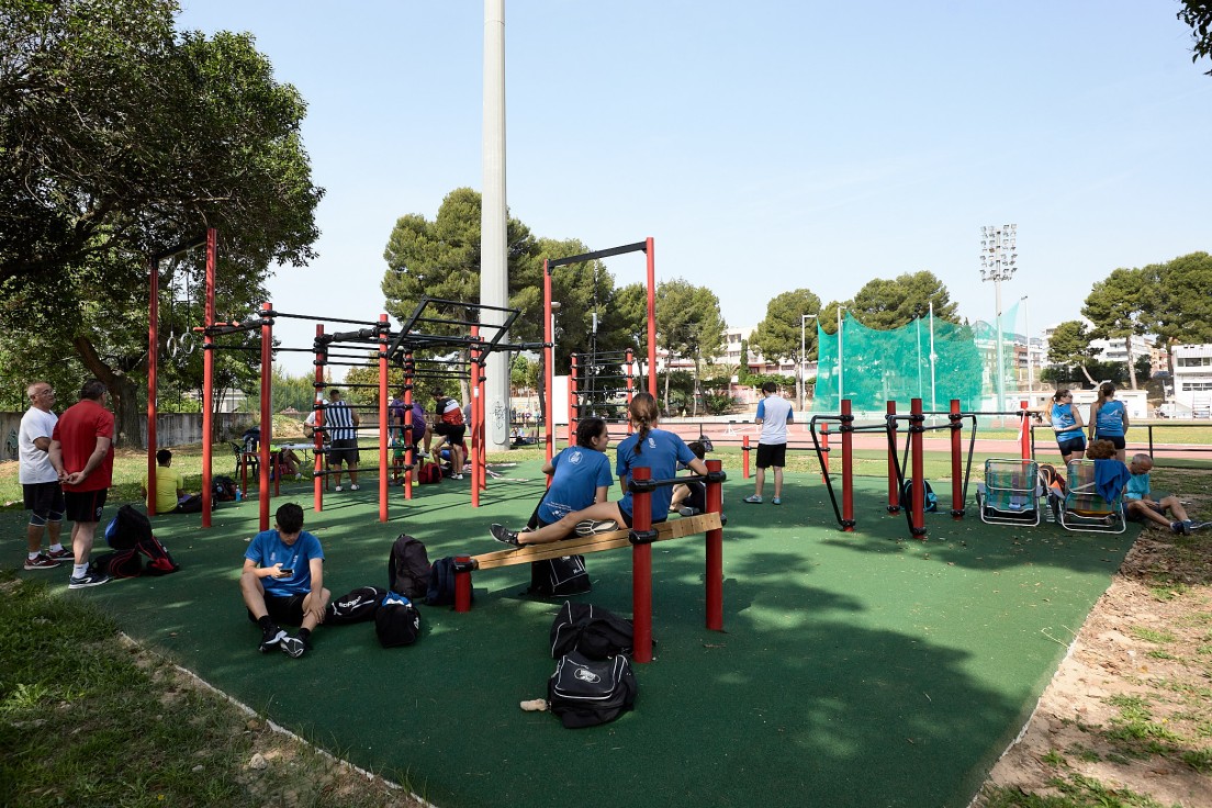Dos nuevos espacios de calistenia en Gandia