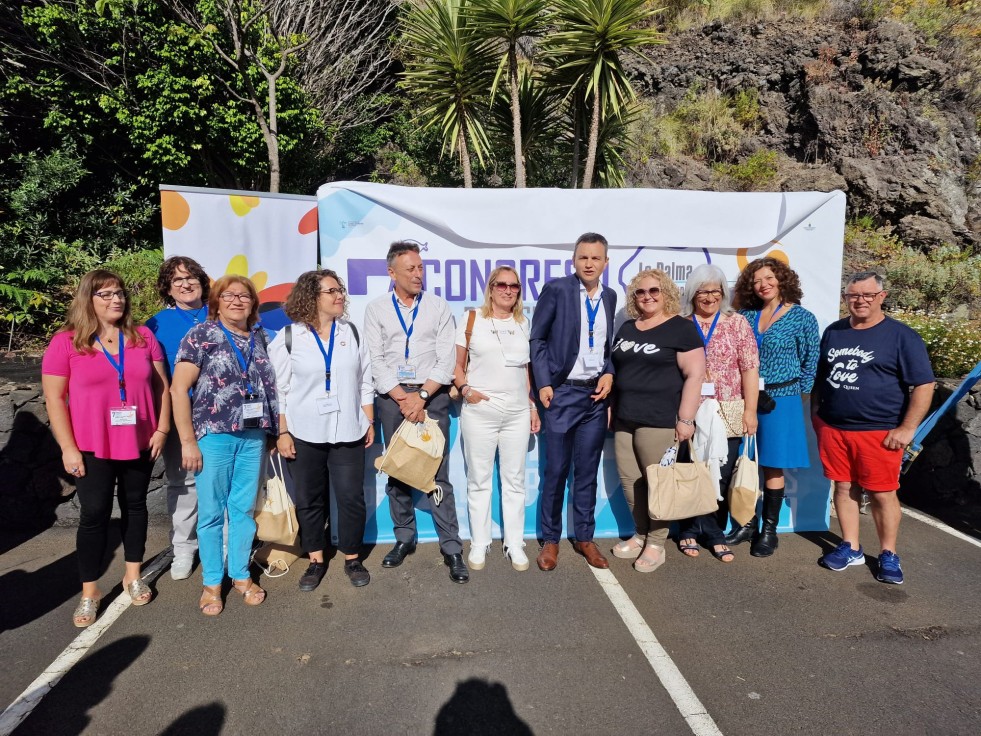 Gandia acude a La Palma en el Congreso Nacional de Mujeres del Sector Pesquero