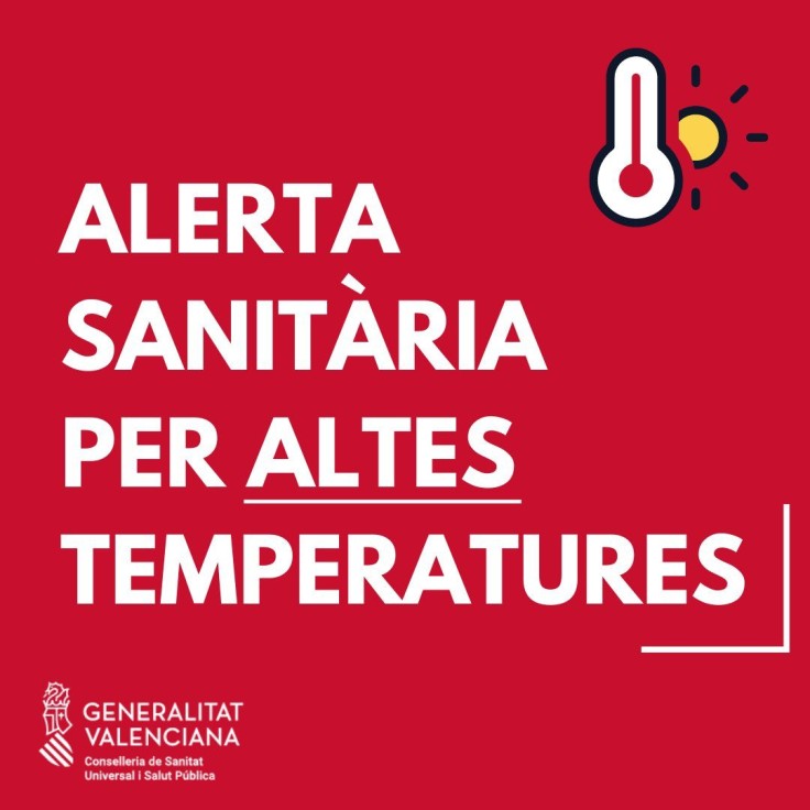 Alerta sanitaria por elevadas temperaturas en la Safor