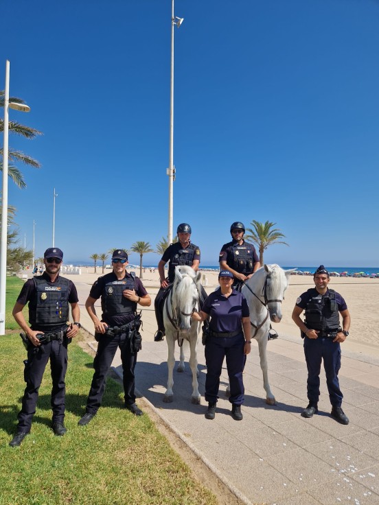 La Police Nationale de Francia se une a la Policía Nacional en Gandia