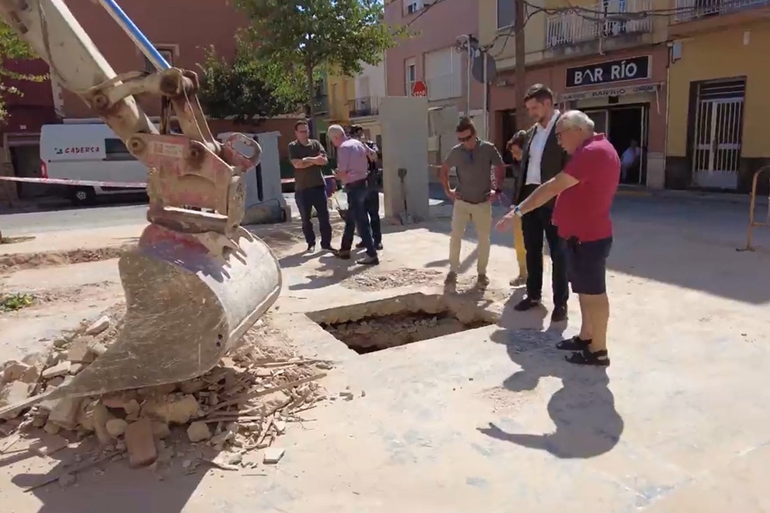 Gandia recupera el refugio de la Guerra Civil y un jardín junto a la iglesia de Beniopa