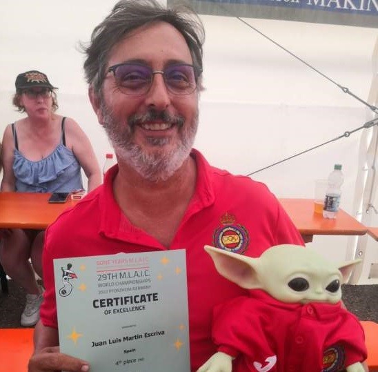 Juan Luis Martín, de Oliva, cuarto puesto en el Campeonato del Mundo de Tiro Olímpico con Armas Históricas