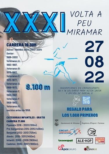 Miramar celebra mañana su XXXI Volta a Peu