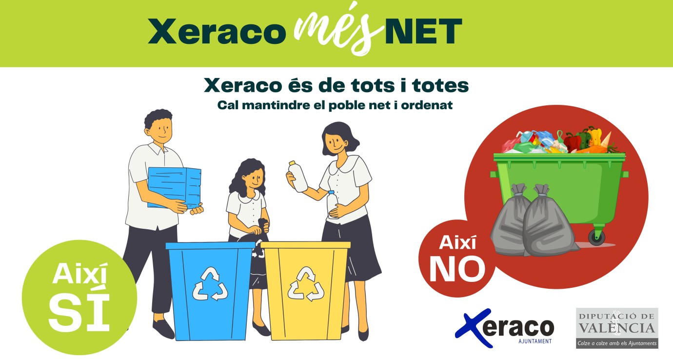 Xeraco pone en marcha una campaña para mantener limpio el municipio