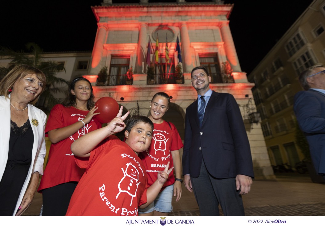Gandia celebra el Día Mundial de la Concienciación de Duchenne