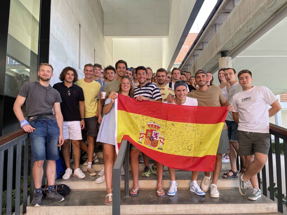 Estudiantes de intercambio finalizan el curso intensivo de lengua española impartido en el Campus de Gandia