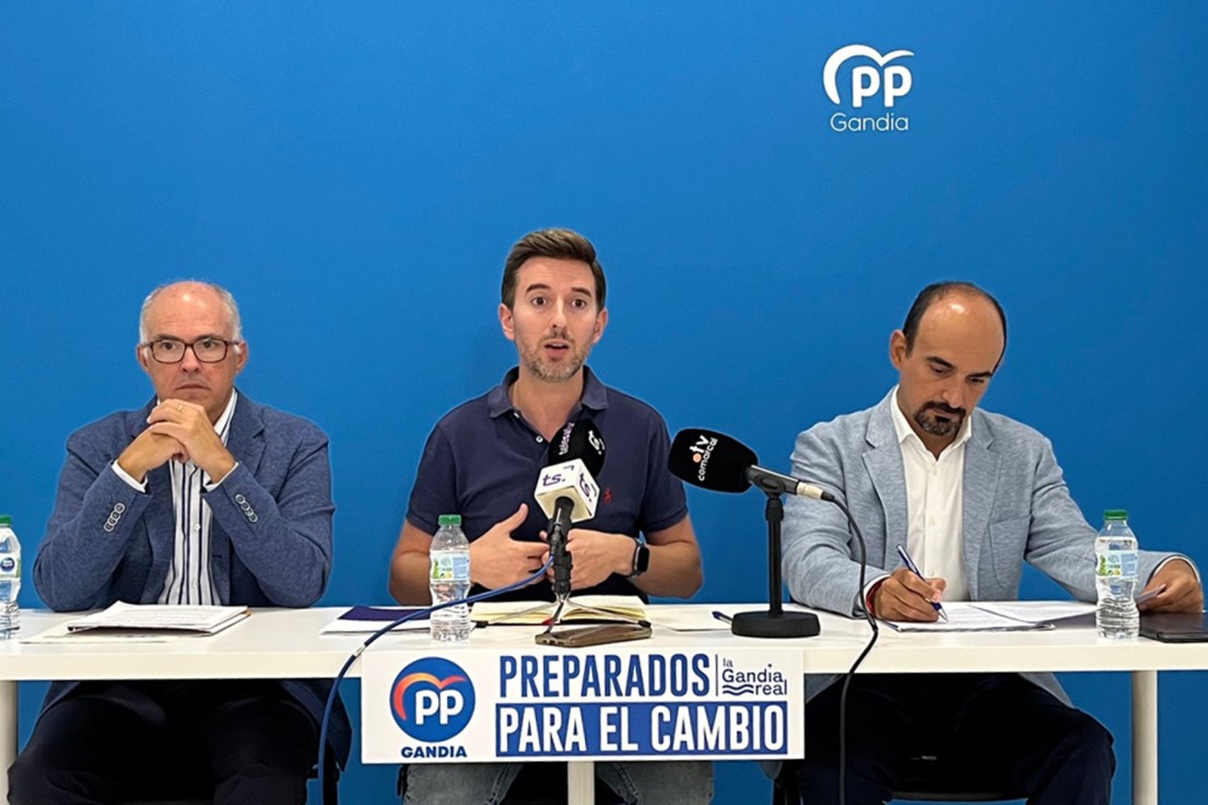 El PP de Gandia pide acabar con la okupación