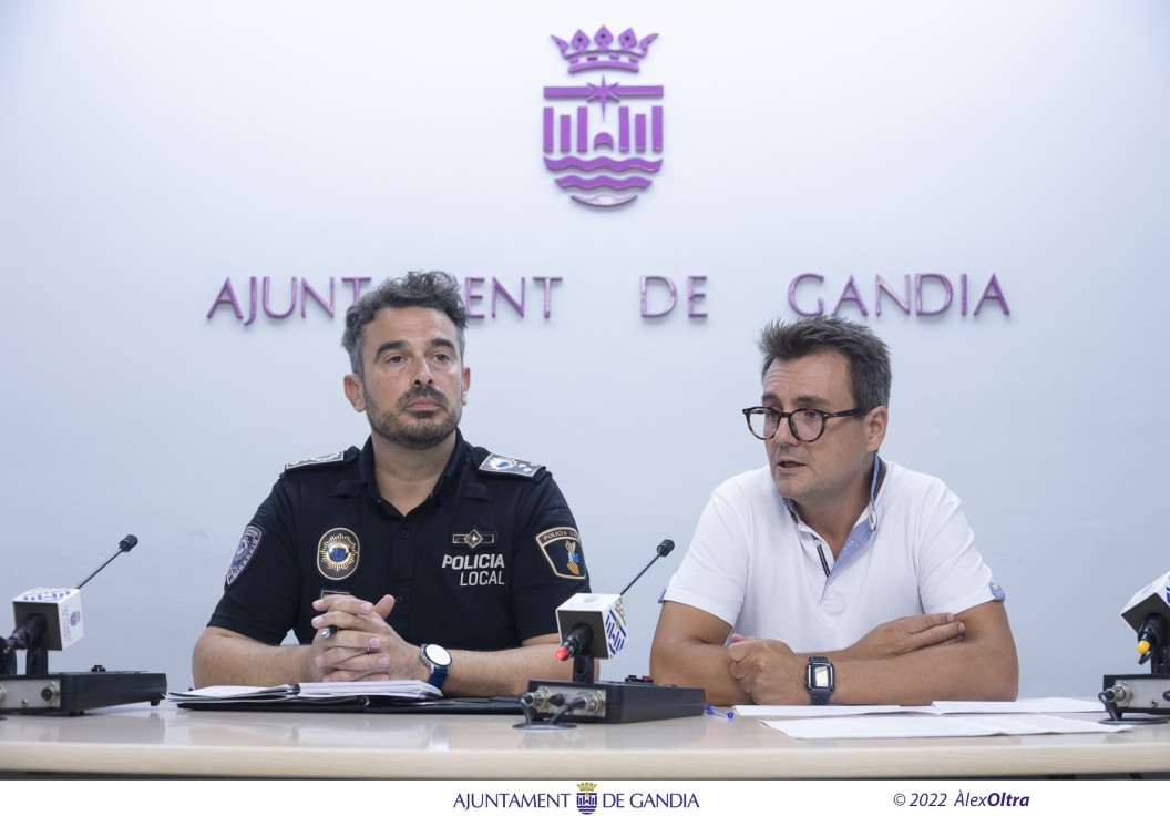 Gandia impone un millar de multas por no cumplir la ordenanza de Convivencia en pleno verano
