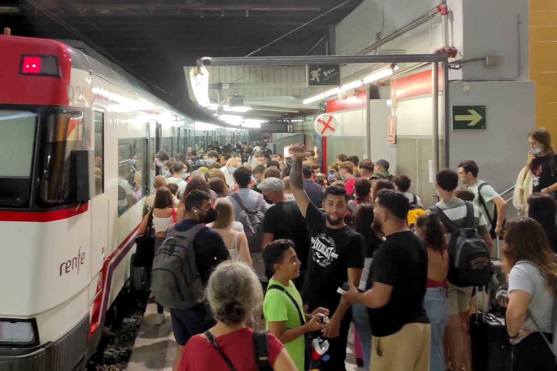 Segunda incidencia hoy en el tren Gandia-València que provoca retrasos de 20 minutos