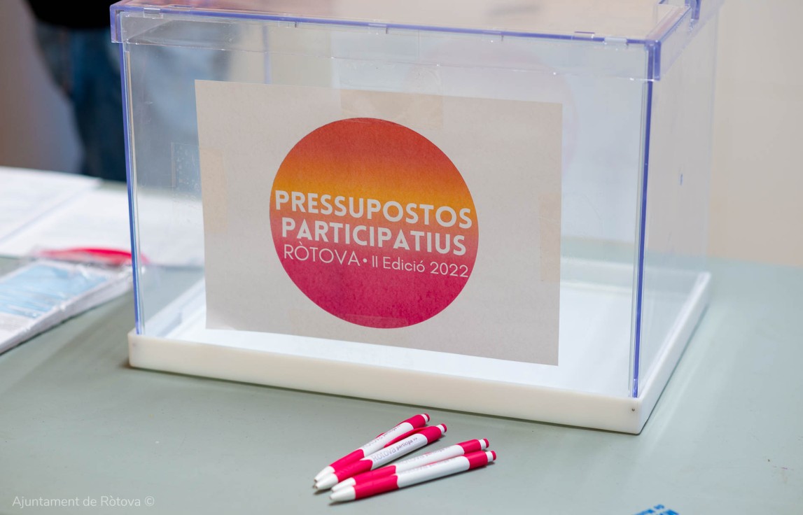 Ròtova elige equipar el Espai Jove en la segunda edición de los Presupuestos Participativos