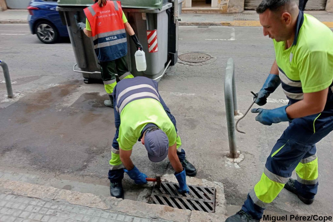 Gandia pone en marcha el dispositivo especial e intensivo de limpieza de calles