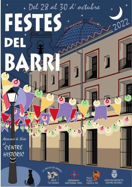 Gandia acoge las fiestas de barrio del centro histórico con ''dansà'' y paella gigante