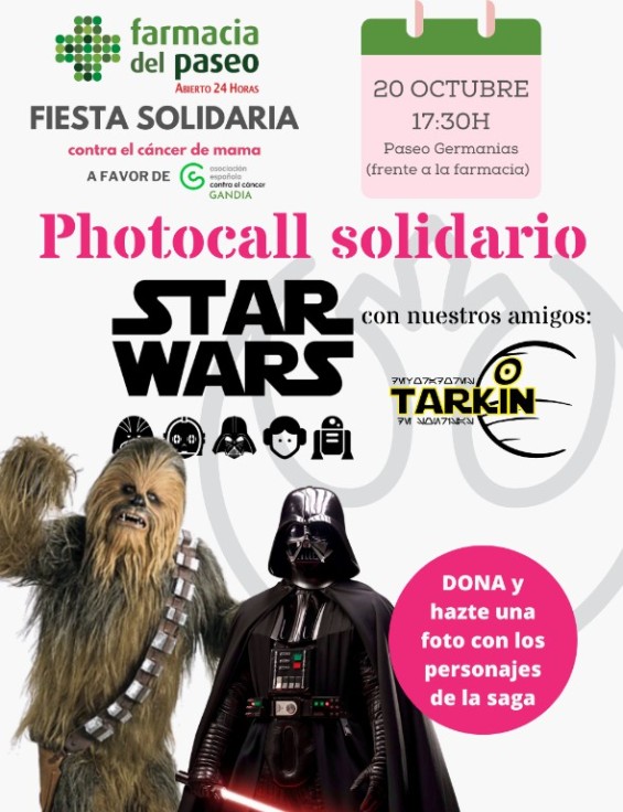 Farmacia del Paseo de Gandia organiza la fiesta solidaria por el #diamundialdelcancerdemama