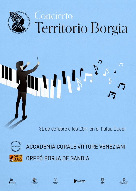 Gandia programa un concierto de Territorio Borgia para cerrar el mes de octubre