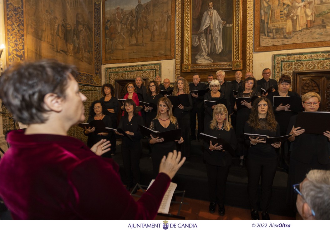 Éxito del concierto Territori Borja con el Orfeó y la Accademia Corale Vittore Veneziani