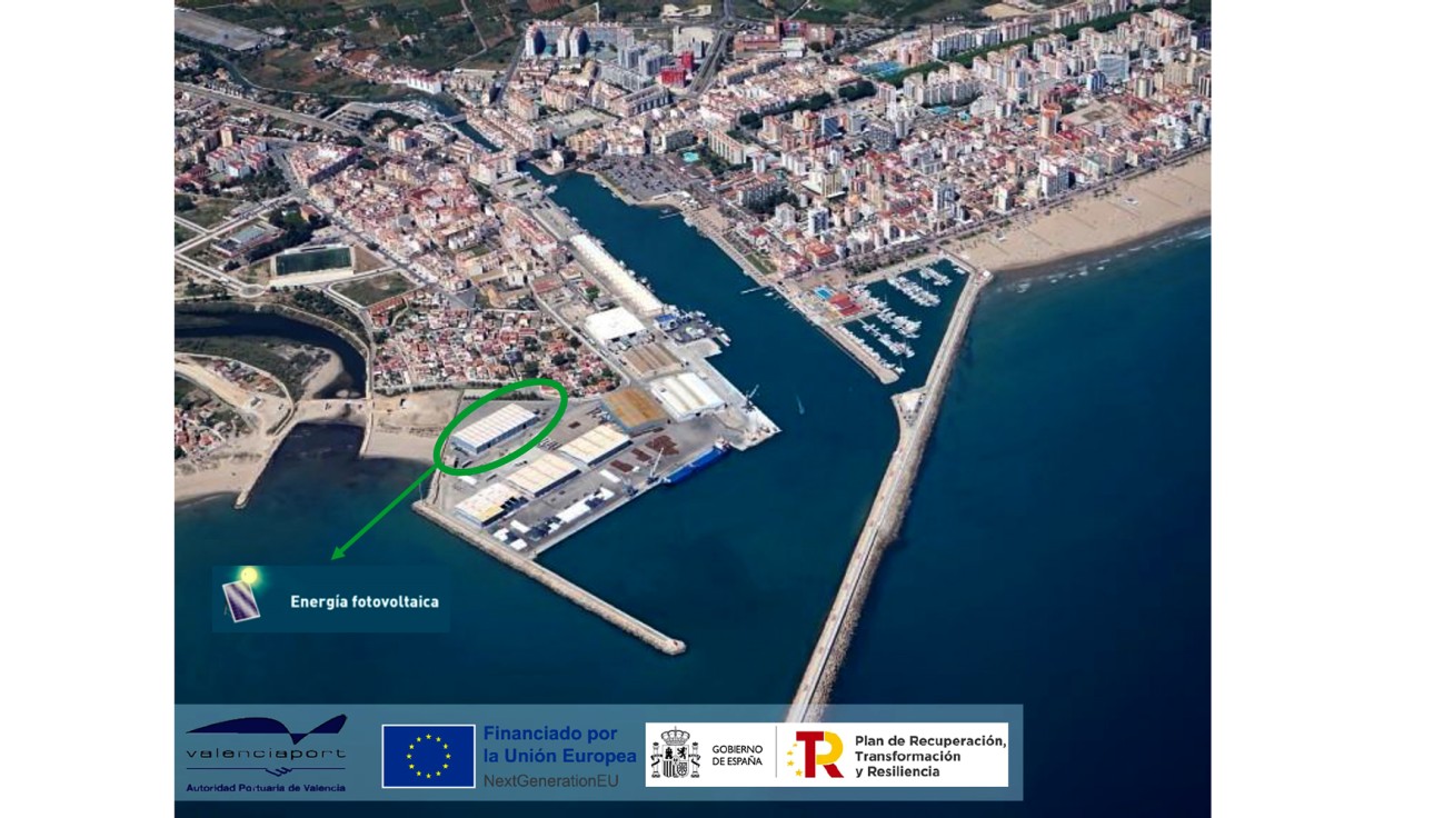 Valenciaport adjudica la planta fotovoltaica del Puerto de Gandia