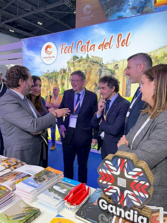 Gandia apuesta por el turismo inglés en la World Travel Market de Londres