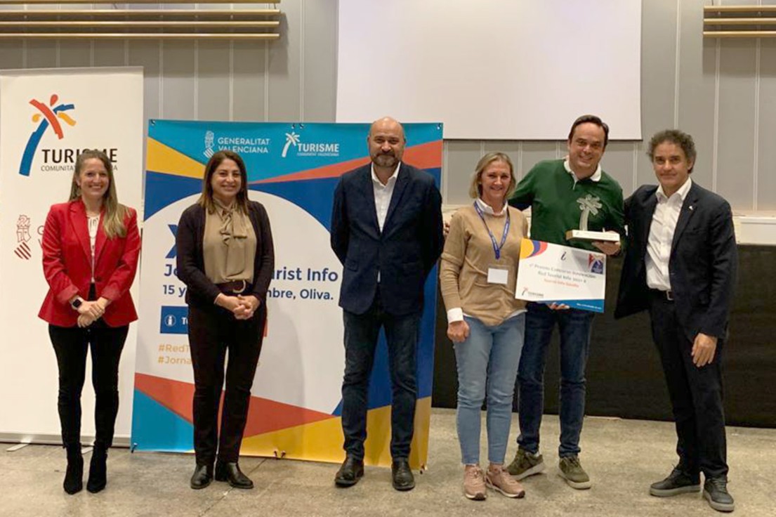 La Tourist Info de Gandia premio a la Innovación en la Red Tourist Info 2022