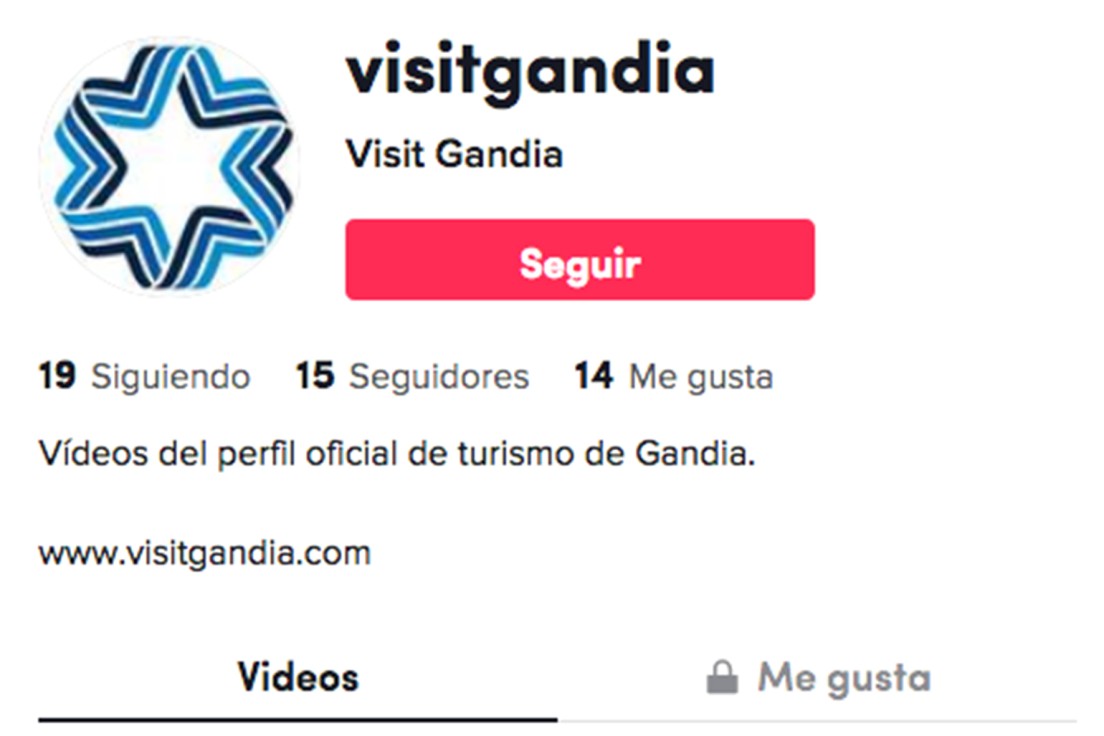 Visit Gandia se suma a TikTok para atraer al turista más joven