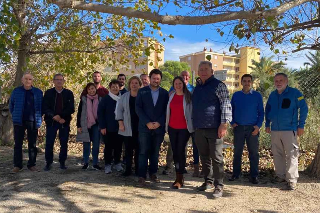 Encuentro histórico entre Oliva, Dénia, Pego y la Confederación del Júcar para limpiar el río Molinell