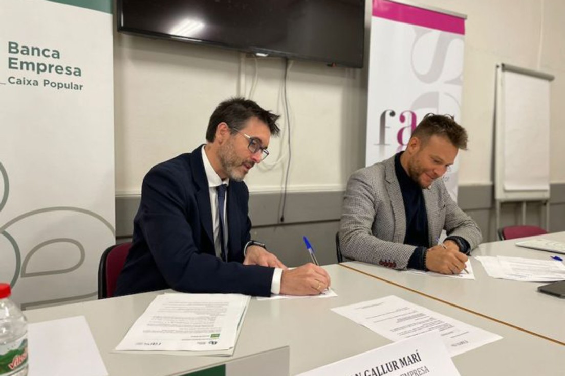 Caixa Popular y FAES firman una alianza para impulsar el tejido asociativo empresarial de la Safor