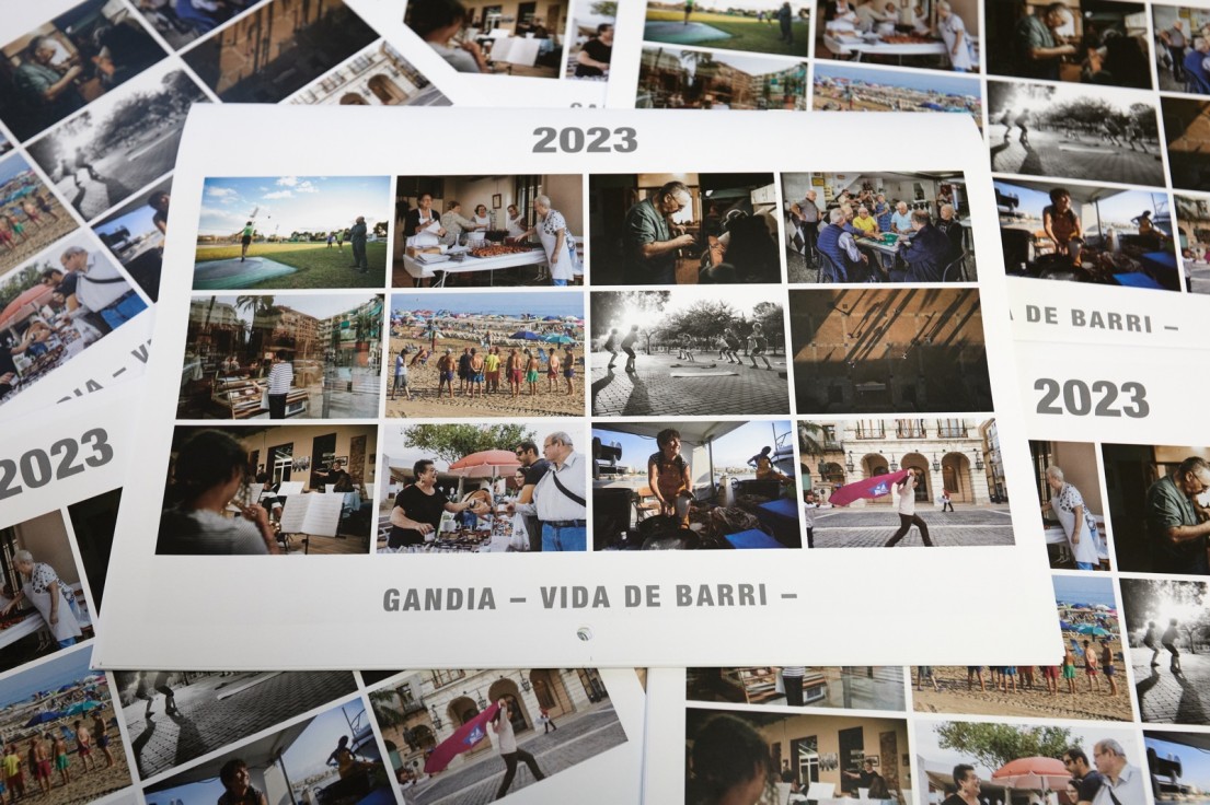 El Ayuntamiento de Gandia dedica su calendario 2023 a los barrios de la ciudad