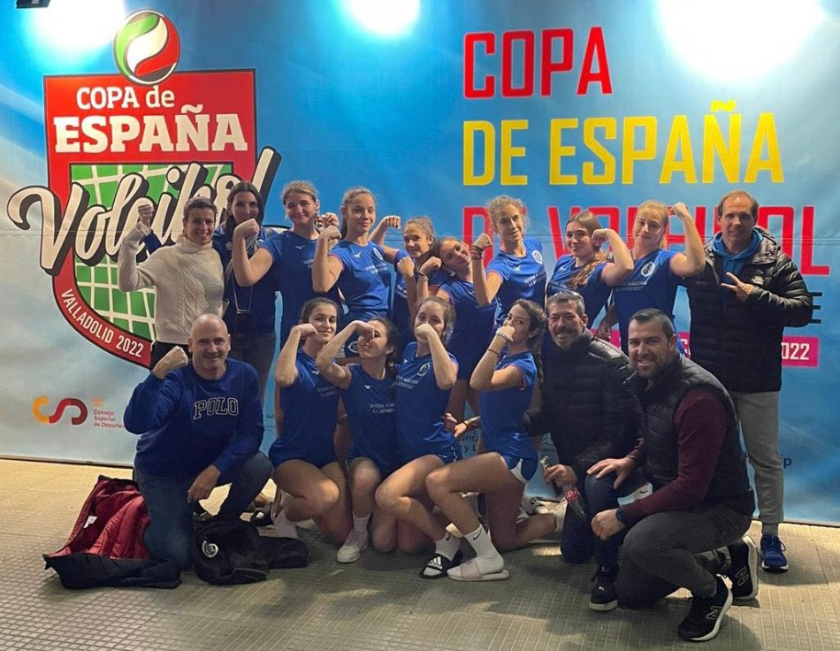 El CV Gandia queda quinto en la Copa de España con su equipo cadete Femenino