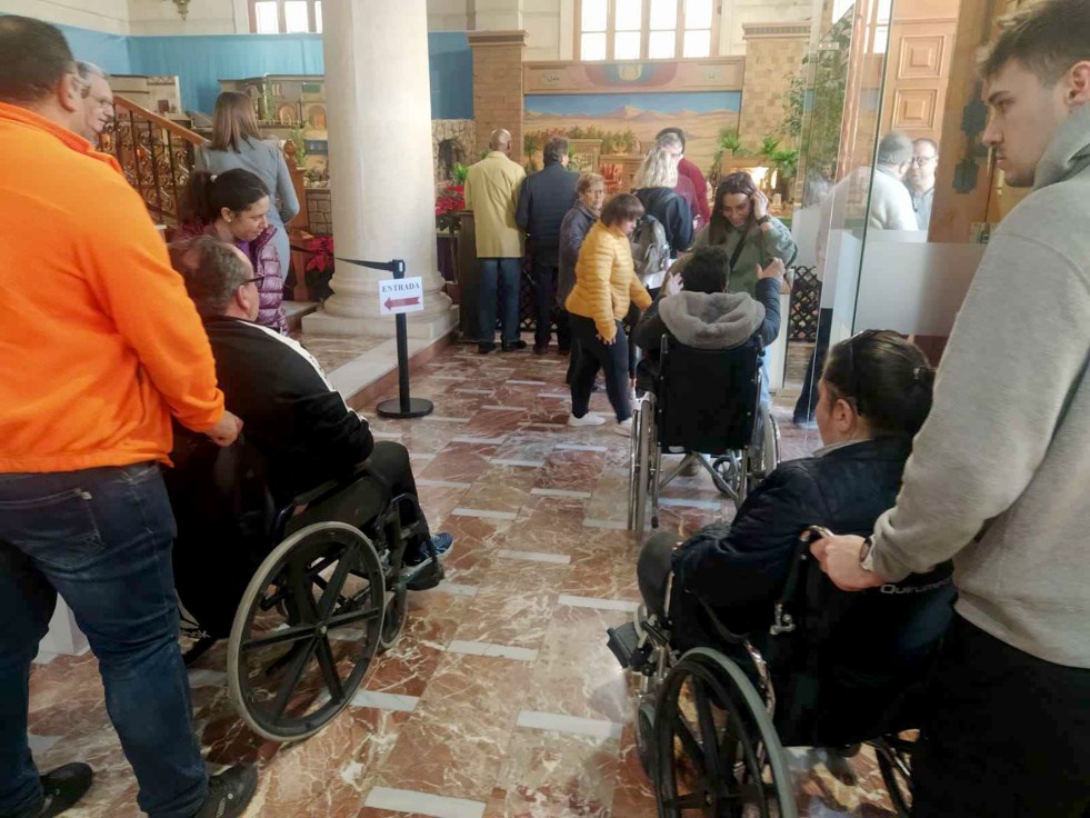 El Partido Popular de Gandia denuncia la falta de accesibilidad del belén ubicado en el ayuntamiento
