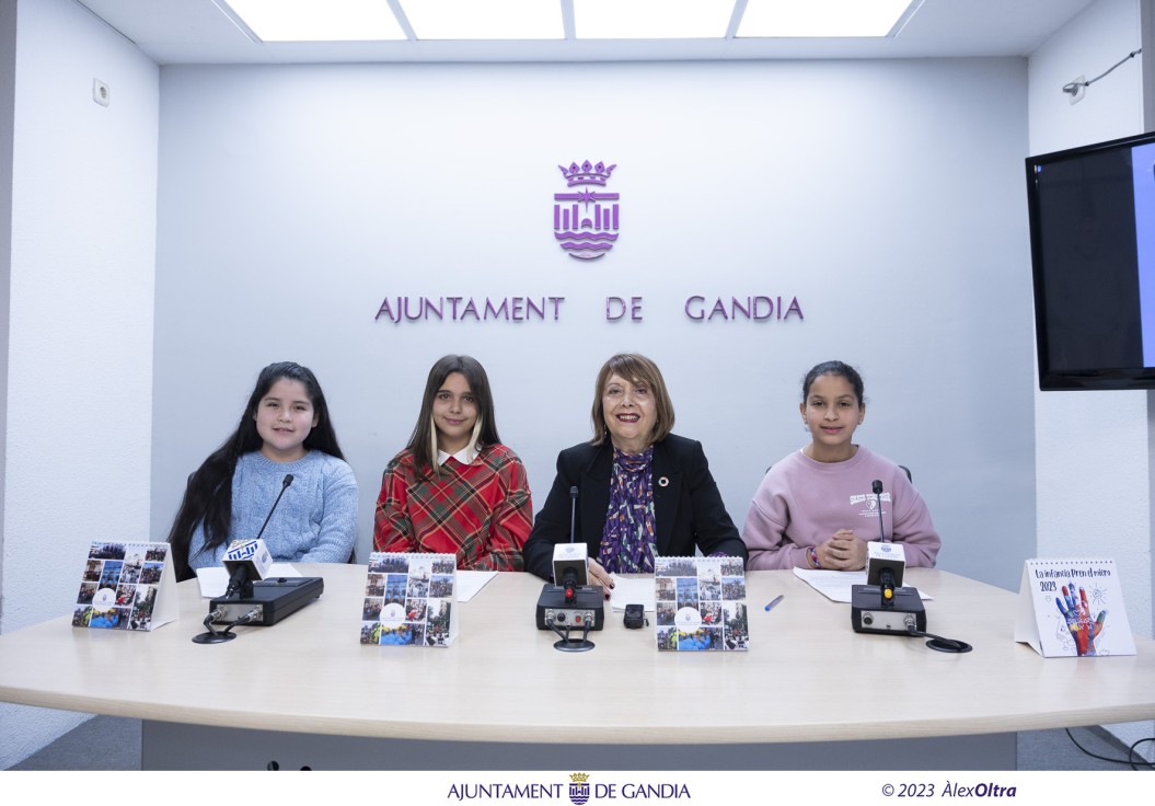 El Consell de la Infància de Gandia pone en valor sus iniciativas con un calendario