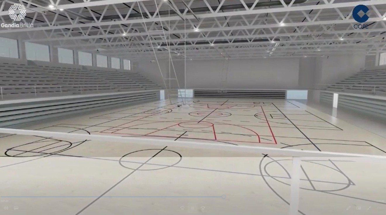 El Pabellón Gandia Arena comenzará a ser una realidad antes de Fallas