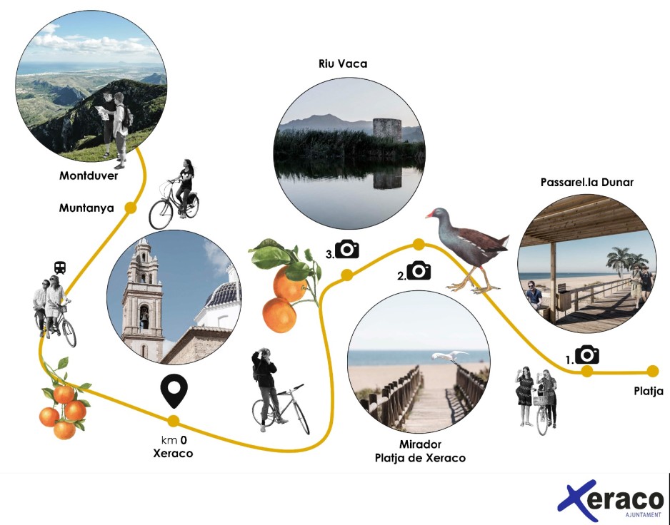 Xeraco presenta en Fitur la unificación de la playa y la montaña a través de su carril-bici