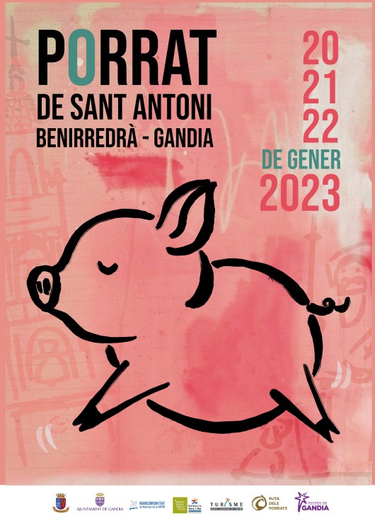 Benirredrà y Gandia celebran el Porrat de Sant Antoni a los pies de la Ermita