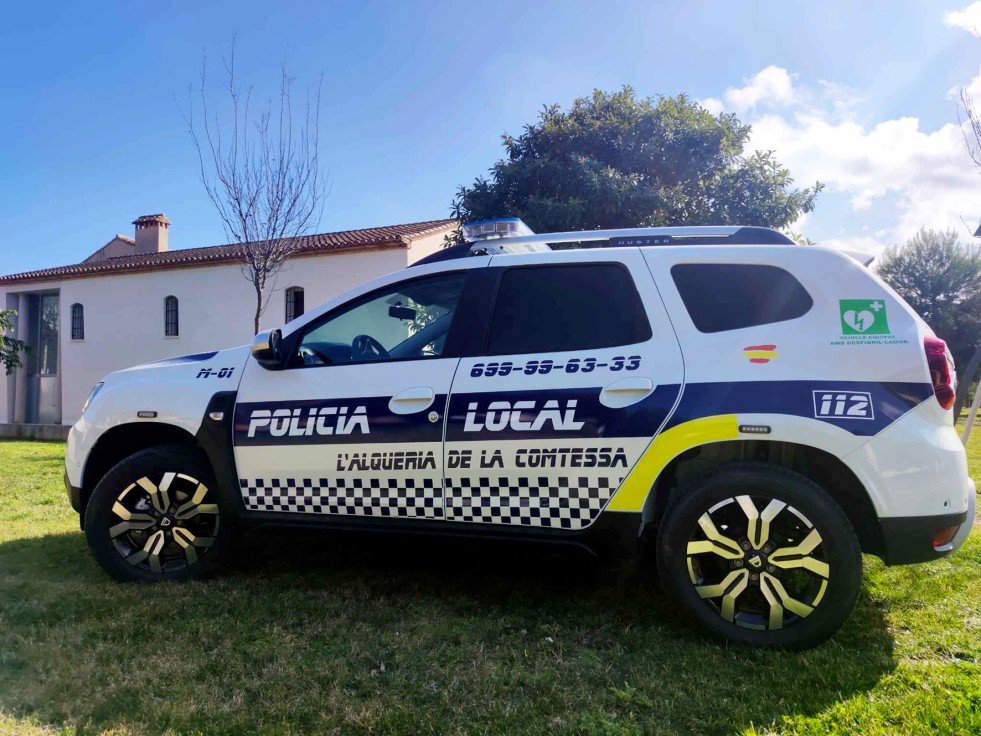 L'Alqueria de la Comtessa renueva el vehículo policial con la ayuda de la Diputació