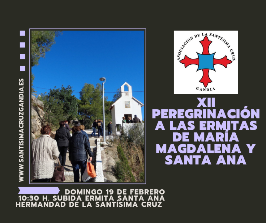 Romería mañana a las ermitas de Santa Anna y María Magdalena en Gandia