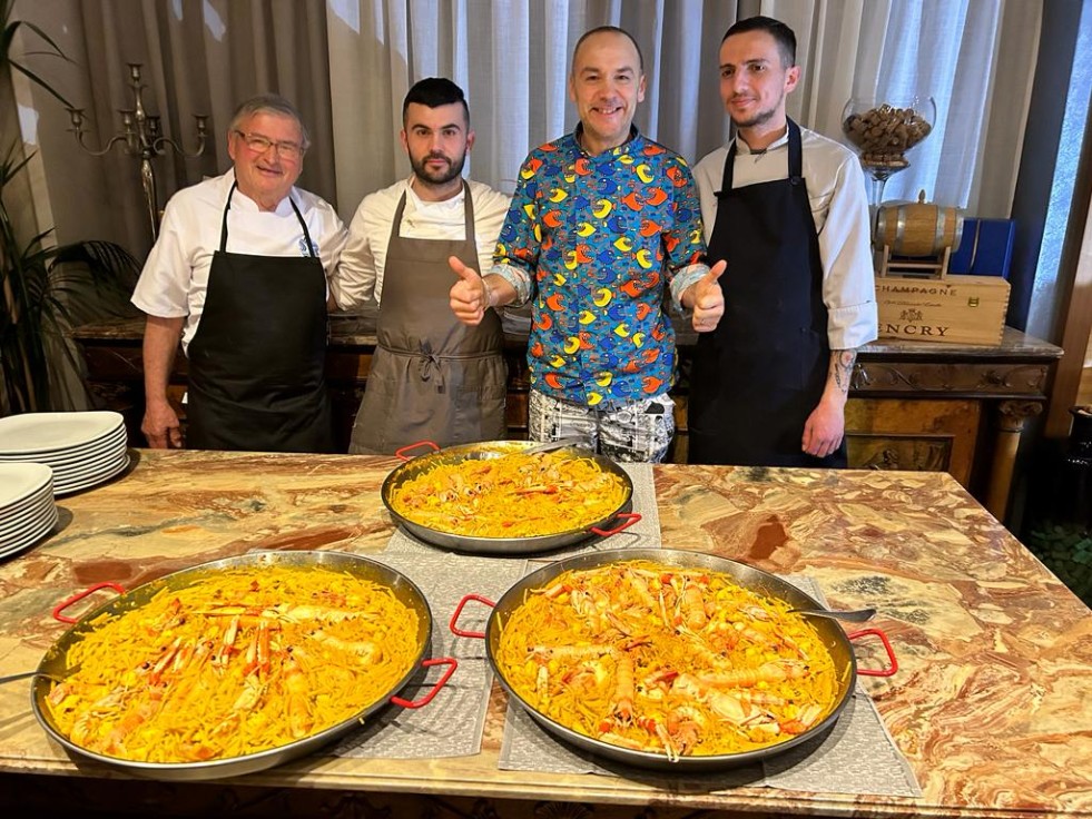 Gandia presenta la Fideuà de Gandia en Italia con una jornada gastronómica